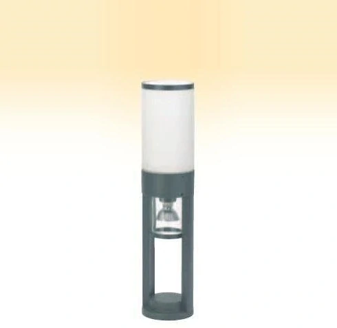 AB1G48984/63 exterier. stlpikove svietidlo 1x60W/E27 +1x50W/GU10, IP23, antracit/matne sklo