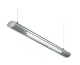 BG14209 zavesne svietidlo 2x30W/G13, s130cm, strieborna