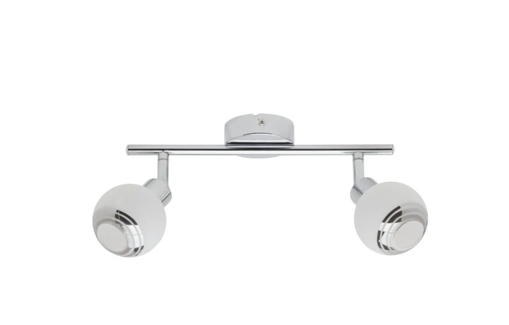 AB1G84313/75 nastenne svietidlo 2x40W/G9, s30cm, chrom/dekoracne matne sklo