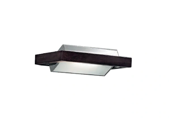 Nástenné svietidlo Rossini Illuminazione - A.8820-23, 1×120W/(R7s 118 mm), s 23 cm, tmavé drevo/matné sklo