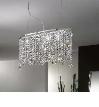 AK1026.84.5 zavesne svietidlo 4x25W/G9, s80cm, chrom/Swarovski-Spectra kristal ciry