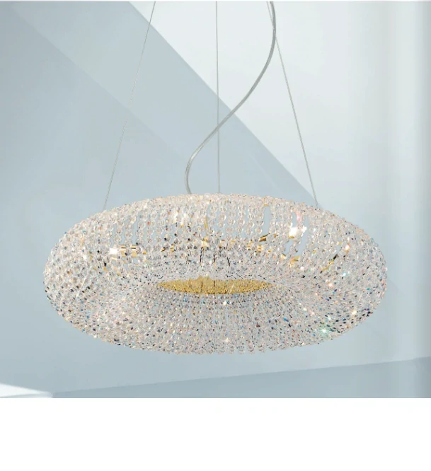 AK10256.35.3.KpT zavesne svietidlo 5x25W/G9, d55cm, zlatene 24 karat GOLD /Pure Kolarz kristal ciry