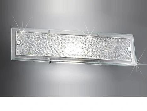 AK10323.61S.5.41.KpT nastenne svietidlo 1x100W/R7s, s40cm, chrom/cire sklo/Pure kristal, Handmade in Italy