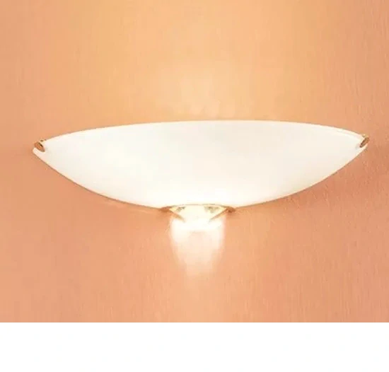 AK10119.61.3.KoT nastenne svietidlo 1x100W/R7s, v7x30cm, zlat.24 karat GOLD /opal.sklo/Optic kristal ciry