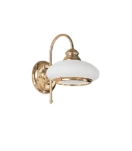 Nástenné svietidlo Kolarz Windsor - 298.60, style, 1×60W/E27, v 33 cm, zlátené 24 karat GOLD/opálové sklo