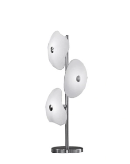 Stolné svietidlo Eglo PEGASO - 86727, 3×40W/G9, v 74 cm, matný nikel/matné sklo