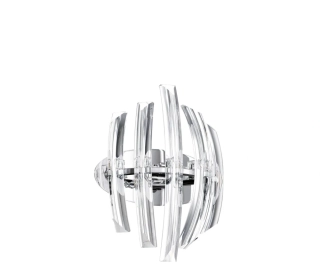 BE289206 nastenne svietidlo 2x33W/G9, v30cm, chrom/kristal.sklo cire, vypinac