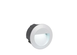 Exteriérové svietidlo Eglo ZIMBA LED - 89543, 1×1,05W/LED/CW, IP65, d 12 cm, hliník/strieborná