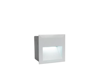 Exteriérové svietidlo Eglo ZIMBA LED - 89545, 1×1,35W/LED/CW, IP65, 14×14 cm, hliník/strieborná