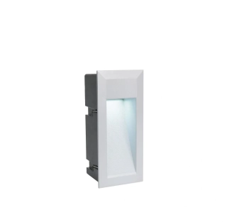 Exteriérové svietidlo Eglo ZIMBA LED - 89546, 1×1,35W/LED/CW, IP65, s10×24 cm, hliník/strieborná