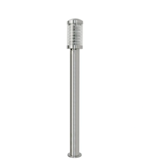 Stĺpikové svietidlo Eglo BILBAO - 89283, 1×22W/E27, IP44, v 106 cm, oceľ/číre sklo