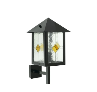 Nástenné svietidlo Eglo LIBERTA - 88788, 1×100W/E27, IP23, v 45 cm, čierna/dekoračné sklo číre
