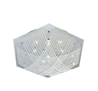 BE290112 stropne svietidlo 16x20W/G4, d62cm, chrom/kristal ciry