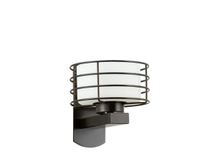 Nástenné svietidlo Eglo VITERBO - 90322, 1×40W/G9, v 17 cm, tmavohnedý kov/matné sklo