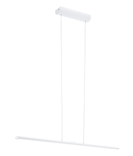 BE293898 DIM zavesne svietidlo 30W/LED/WW/3200lm, s110cm, hlinik/biela/matny akryl, dotyk vypinac na svietidle