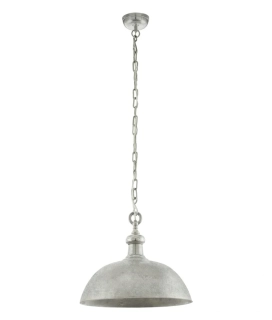 Závesné svietidlo Eglo EASINGTON - 49181, 1×60W/E27, d 50 cm, oceľ/chróm