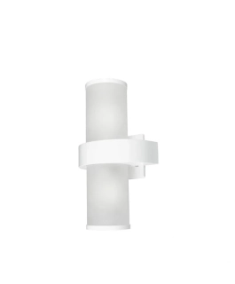 Nástenné svietidlo Eglo BEVERLY - 86543, 2×60W/E27, IP44, v 35 cm, kov/biela/matné sklo
