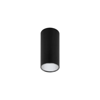 BE262543 stropne svietidlo 1x8W/GU10, d6/v15cm, cierna ocel