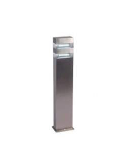 Stĺpikové svietidlo Globo COLUMNA - 31091, 40×0,12W LED, IP44, v 50 cm, oceľ/číre sklo