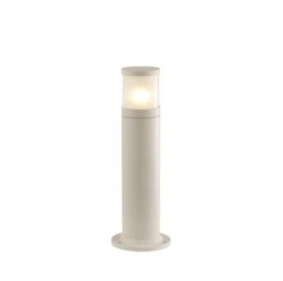 Stĺpikové svietidlo Globo TRICHIN - 32022, 1×60W/E27, IP44, v 50 cm, biely hliník/matné sklo