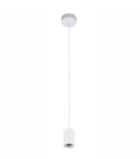 BG155003-11H zavesne svietidlo 1x7W/LED/3K/399lm, d8cm, hlinik/biela
