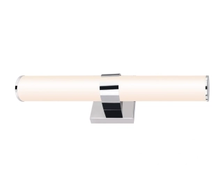 BG141519-24 nastenne svietidlo 24W/LED/4000K/z1900lm, IP44, s63cm, chrom/matne sklo