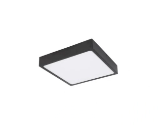 BG112369-30 DIM stropne svietidlo 28W/LED/4K/2520lm, 22x22cm, cierny hlinik/matny akryl