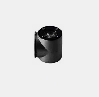 Nástenné svietidlo Mareco Luce KAPPADUE - 0152.185N, 2×4,5W/LED/CW/12V, IP65, v 9 cm, čierna/sklo UP/D