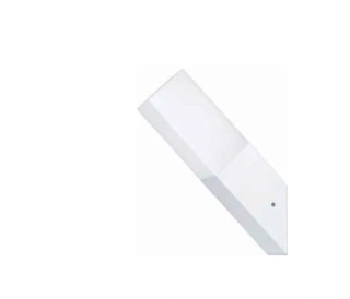 Nástenné svietidlo Mareco Luce LUX EST 170 - 0159.101B, 1×27W/E27, IP44, v 31 cm, hliník/biela/matný akryl