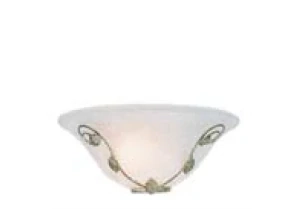 AB190169/04 nastenne svietidlo 1x60W/E27, 1/2, s33cm, chrom/zelene kvety
