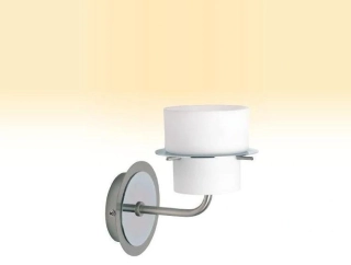 AB1G23011/77 nastenne svietidlo 1x40W/G9, v20cm, nikel/chrom/opal.sklo
