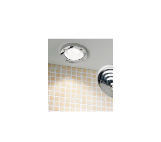 Podhľadové svietidlo Lumiance LIDO - 2425983, 1×50W/12V/GU5,3, d 96 mm, IP65, chróm/číre sklo