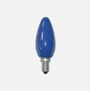 Sylvania 0008965 40W/E14 svieckova ziarovka modra  , minimalny odber=10ks