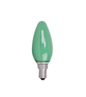 Sylvania 0008967 40W/E14 svieckova ziarovka zelena, minimalny odber=10ks