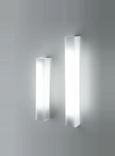 AA1LL6502B nastenne svietidlo 1x36W/2G11, v52cm, biely kov/triplex.sklo  