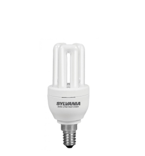 Sylvania 0031144 Mini-Lynx 8W/840/E14/450lm Fast Start T3, 92mm kompaktna ziarivka, minimalny odber=5ks