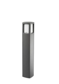 Stĺpikové svietidlo Sylvania ONGROUND 3-900 - 0049430, 1×11W/E27, v 90 cm, IP55, hliník/strieborný/opálový pc