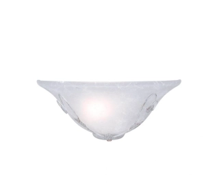 AB190169/05 nastenne svietidlo 1x60W/E27, 1/2, s33cm, anticka biela/matne sklo