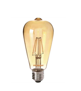 Sylvania 0027177 4,5W(=37)/825/420lm/E27 ToLEDo Retro ST64 Gold (jantar povrch banky)