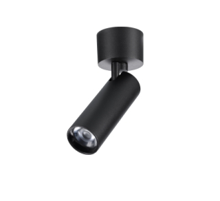 Stropné svietidlo Sylvania PIXO Mini Surface - 0006165, výklopné, 6,5W/930/520lm, d 42 mm, v 125 mm, čierny kov