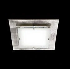 CF213643 stropne svietidlo 3x40W/E14, 50x50cm, hlinik/matne sklo