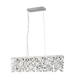 BP15760 zavesne svietidlo 6x33W/G9, s58cm, chrom/kristal  