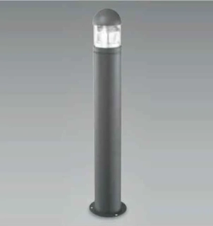 Stĺpikové svietidlo Perenz - 5642, 1×20W(100)/E27, v 90 cm, elox.hliník/antracit/číry akryl
