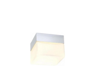 AE234276 podhladove svietidlo 1x28W/G9, IP44, 10x10cm, chrom/opal.duplex.sklo