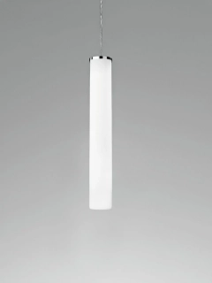 AA1LL9548 zavesne svietidlo 1x55/80W/2G11, IP40, v60cm, chrom/triplex.sklo 