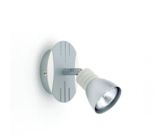 AB1G17510/75 nastenne svietidlo 1x50W/GU10, d11cm, biely kov/titan