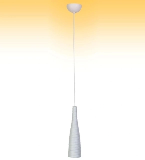 AB179270/05 zavesne svietidlo 1x40W/E14, d10cm, biela keramika