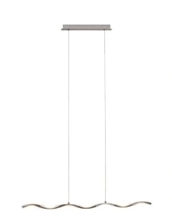 AB1G93511/13 zavesne svietidlo 7x7,5W/LED/3K/5600lm, s120cm, nikel/matne sklo, moznost prepinania osvetlenia direct / indirect