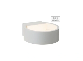 AB1G94337/05 nastenne svietidlo 1x6W/LED/3K/500lm, s13.5cm, biely kov