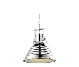 AB1HK13019S13 zavesne svietidlo, industrial design 1x60W/E27, d42cm, chrom